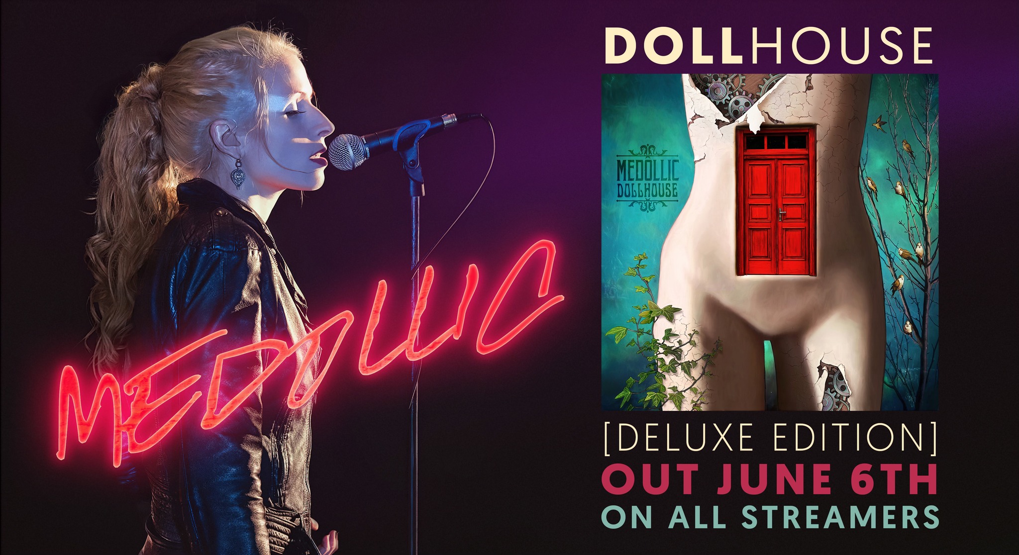 Medollic's new 'Dollhouse [Deluxe Edition]' album releasing Friday June 10, 2025 with bonus track